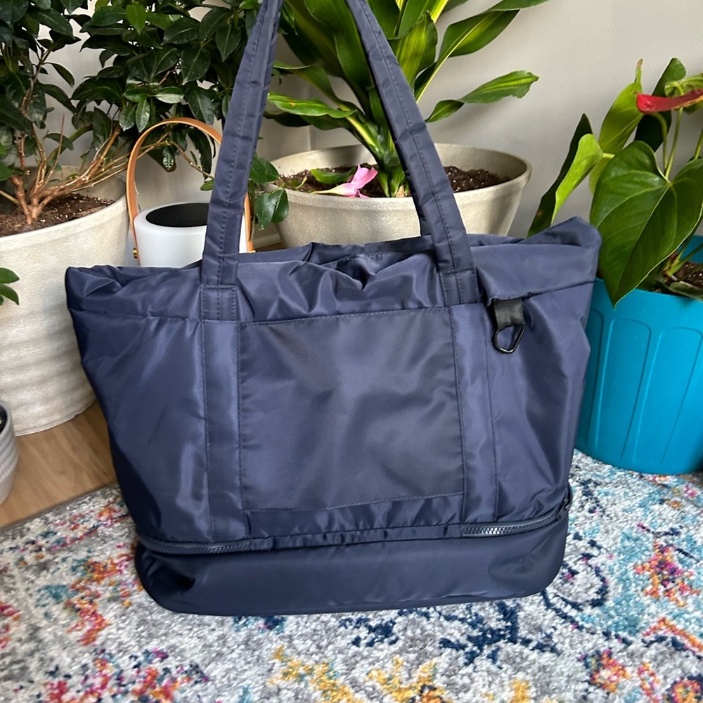 Navy Bond Street Tote Bag Navy Large Bag